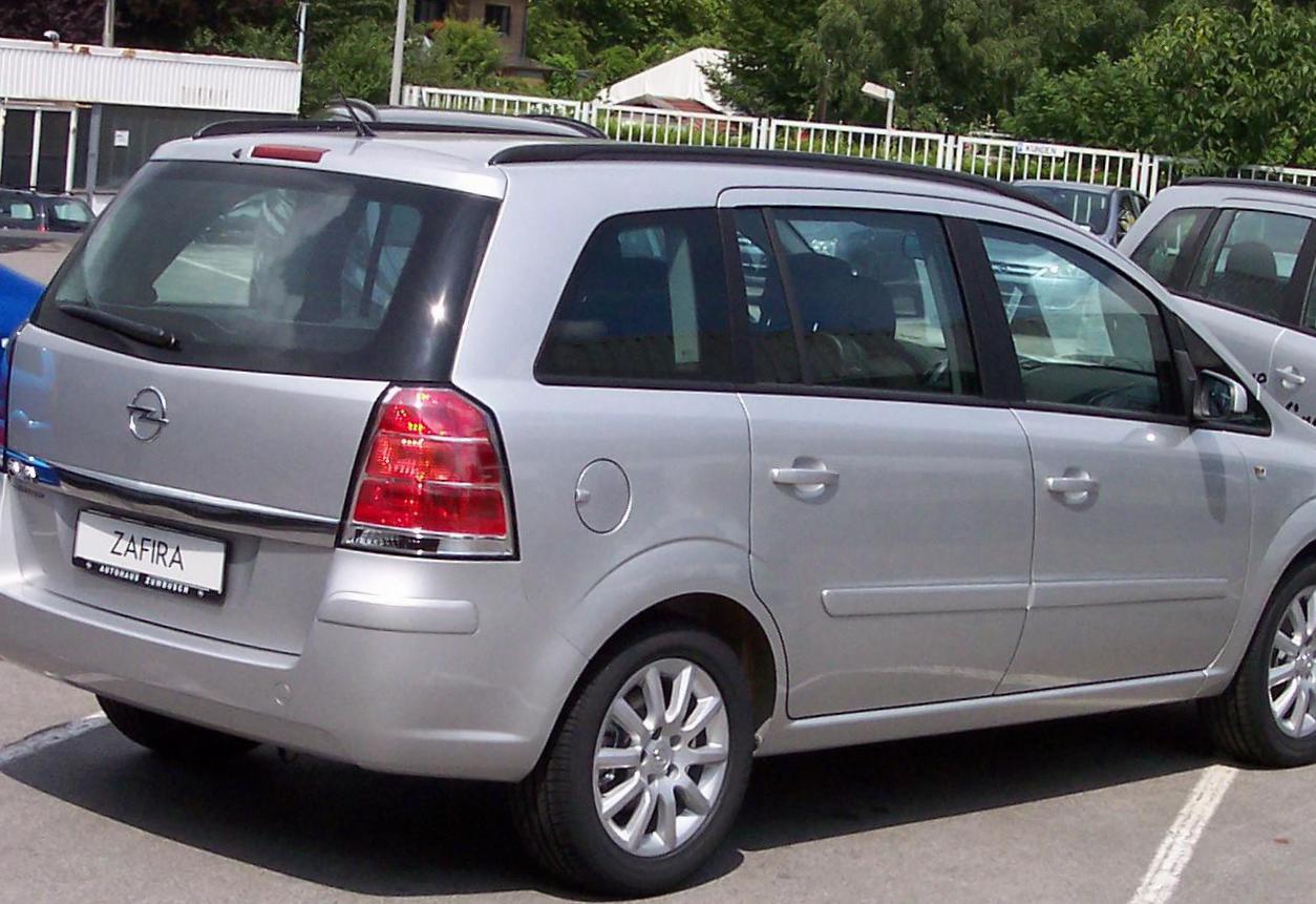 Zafira B Opel usa minivan
