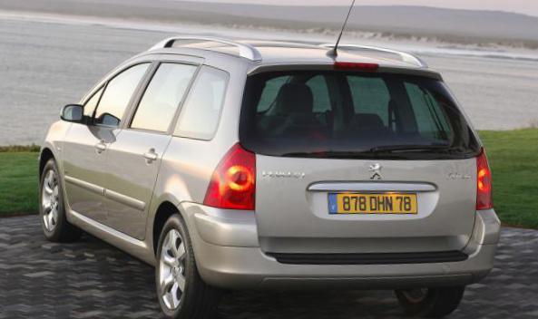 307 SW Peugeot Specifications 2009