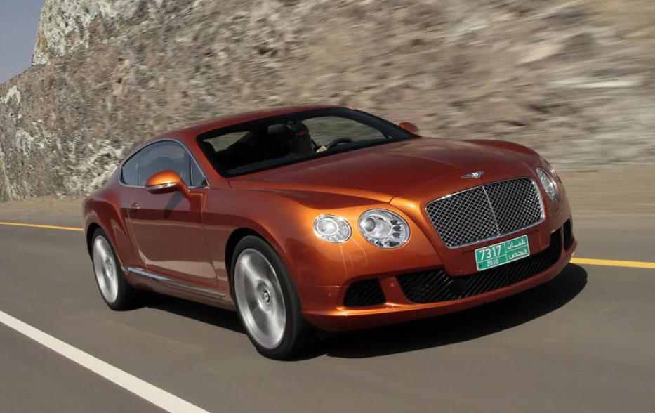 Bentley Continental GT prices 2014