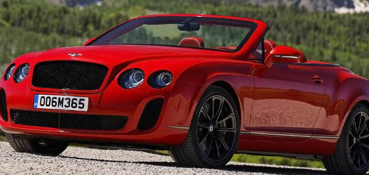 Bentley Continental Supersports Convertible how mach 2013