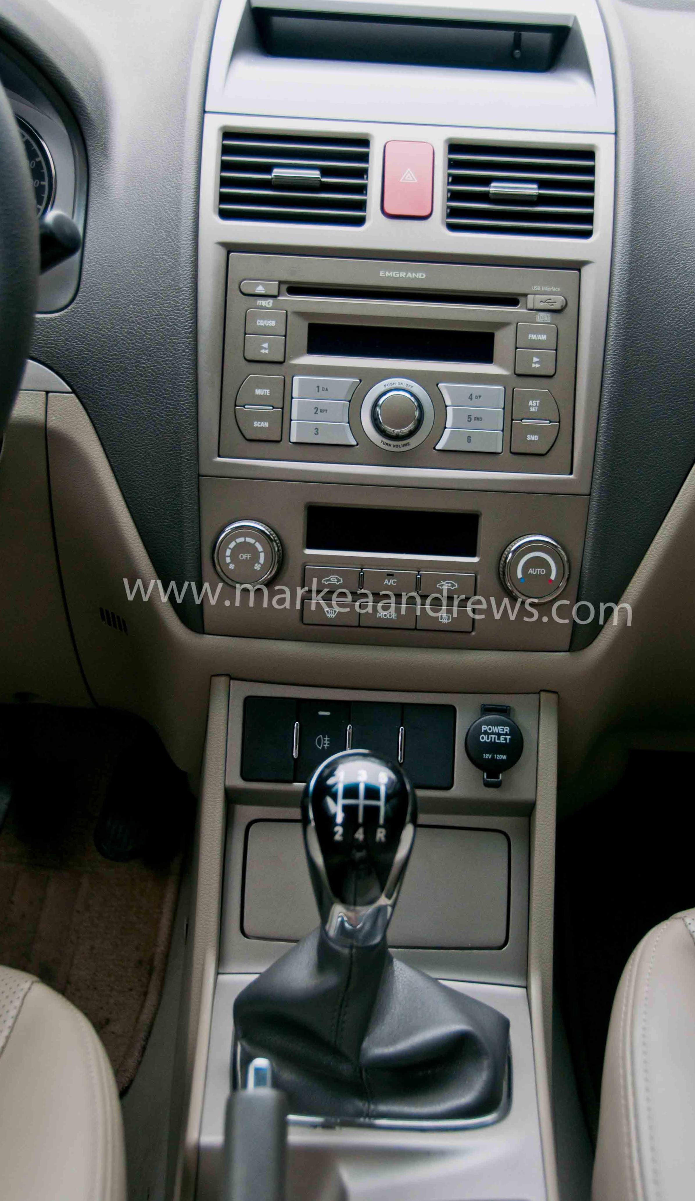 Emgrand 7 (EC7-RV) Geely Specification 2010