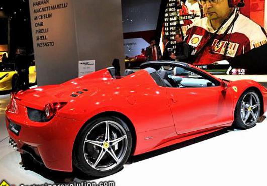 458 Spyder Ferrari concept 2011