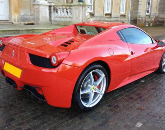 458 Spyder Ferrari parts 2011