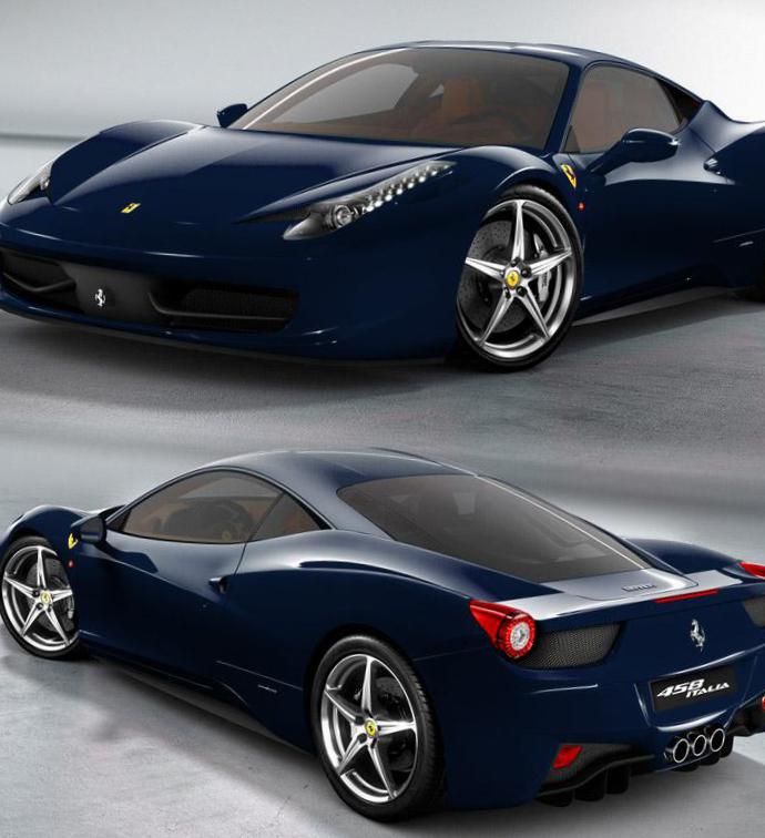 Ferrari 458 Italia configuration coupe