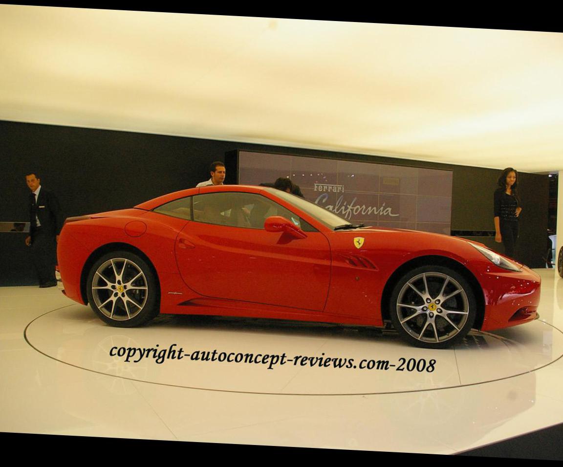 California Ferrari specs cabriolet