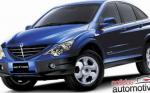 SsangYong Actyon Sports Characteristics SsangYong Actyon Sports Characteristics 2013